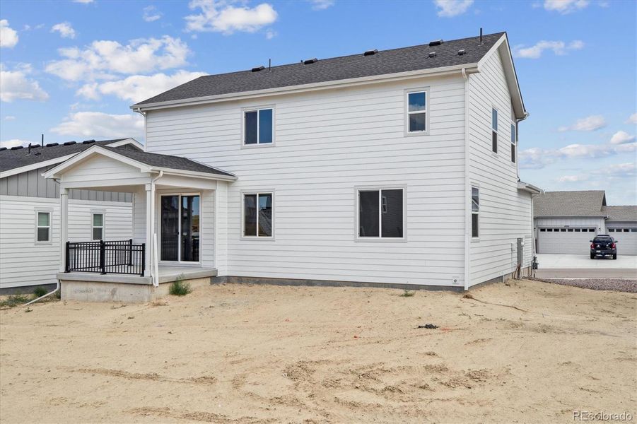 Exterior details and patio area of a home in Spring Valley Ranch, Elizabeth (Image 2). Exterior details and patio area of a home in Spring Valley Ranch, Elizabeth (Image 2).