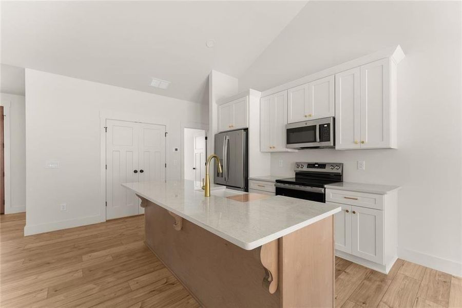 Furnished interior view inside a new home in , Cleveland (Image 14).