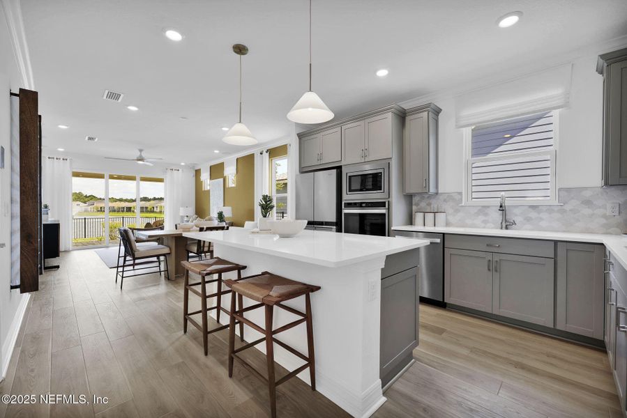Furnished interior view inside a new home in , Yulee (Image 24).