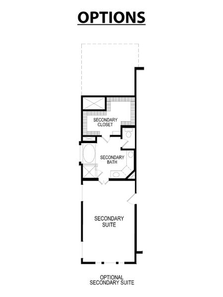 2D floor plan layout for the Maverick 2F (w/Media) by First Texas Homes in Bear Creek, Cedar Hill, TX (Image 4).