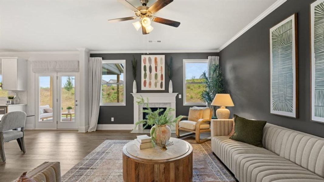 Furnished interior view inside a new home in Hamptons at Riverwood East, Dallas (Image 42). Furnished interior view inside a new home in Hamptons at Riverwood East, Dallas (Image 42).