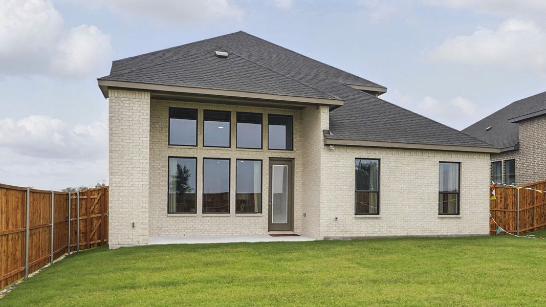 Representative exterior photo of a completed home built from the CYPRESS by D.R. Horton in Clearview Ranch, Royse City, TX (Image 23). Representative exterior photo of a completed home built from the CYPRESS by D.R. Horton in Clearview Ranch, Royse City, TX (Image 23).