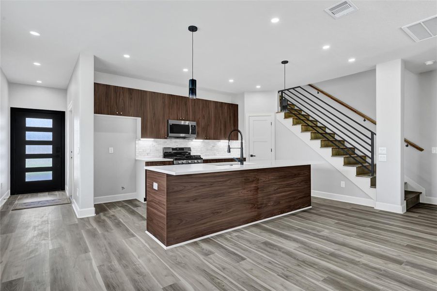 Furnished interior view inside a new home in , Houston (Image 7).
