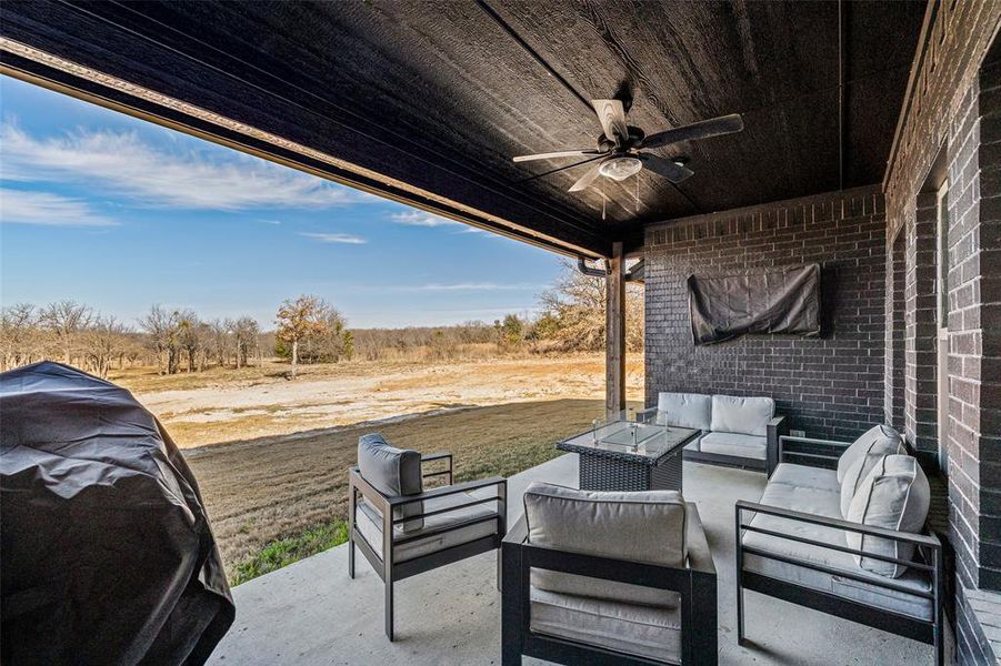Exterior details and patio area of a home in Grace Lane Estates, Brock (Image 3).