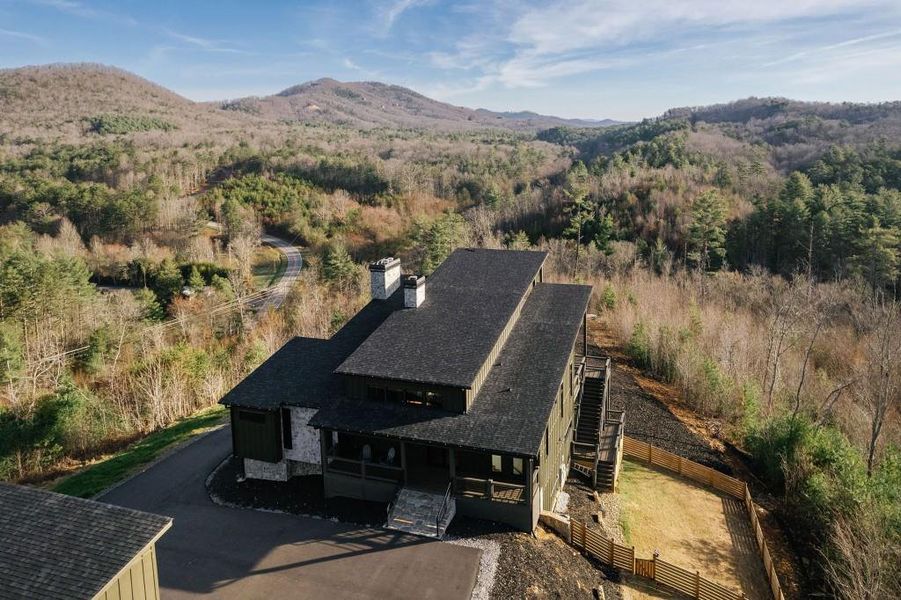 Front exterior of a new home in , Mineral Bluff, GA, highlighting curb appeal (Image 26). Front exterior of a new home in , Mineral Bluff, GA, highlighting curb appeal (Image 26).