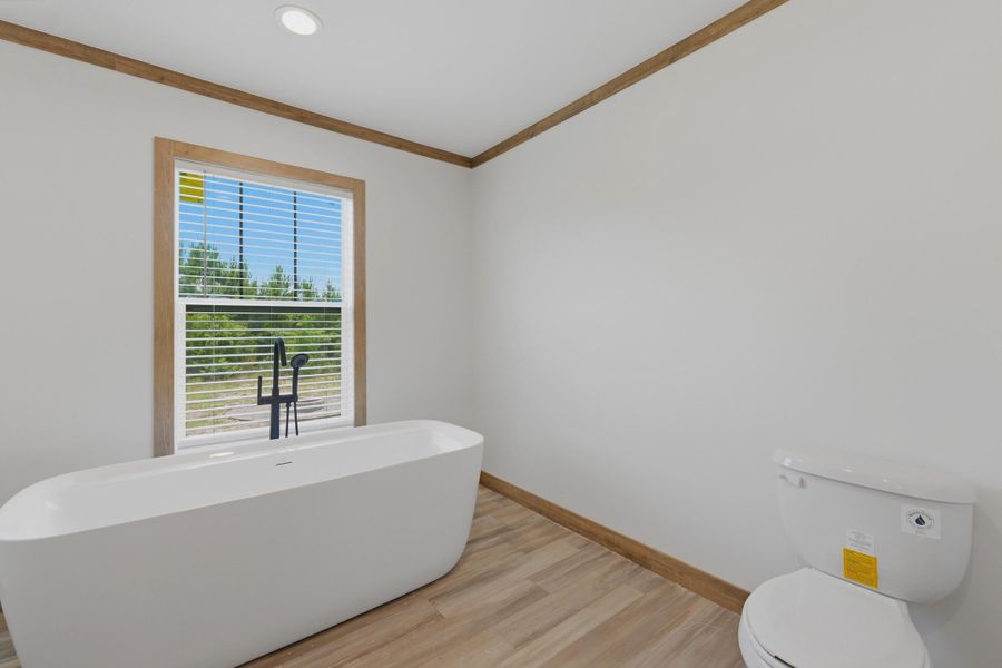 Furnished interior view inside a new home in , Cross (Image 8).