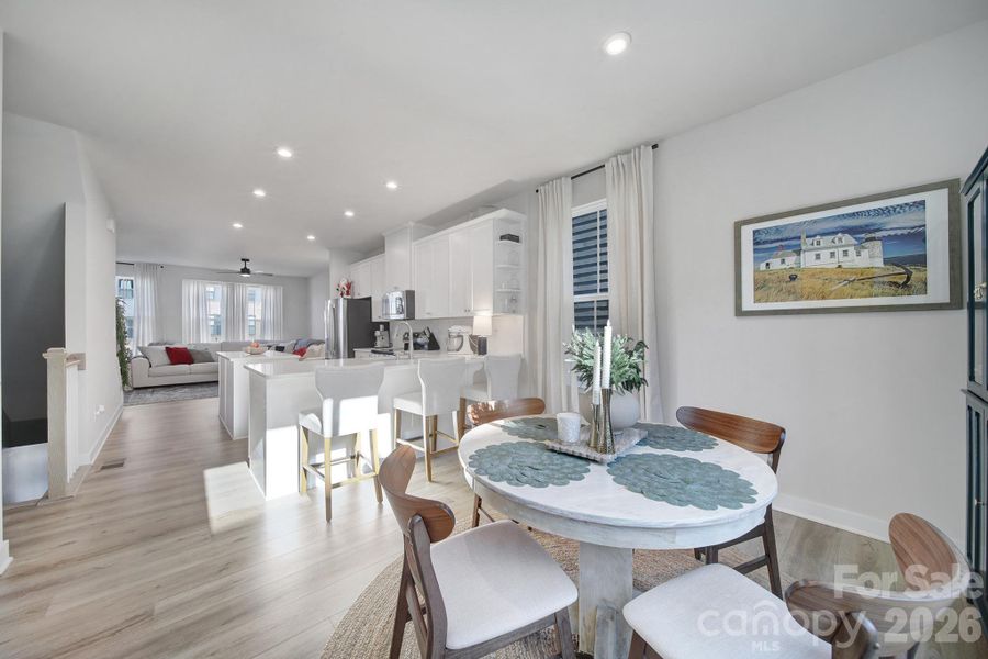 Furnished interior view inside a new home in , Charlotte (Image 8). Furnished interior view inside a new home in , Charlotte (Image 8).