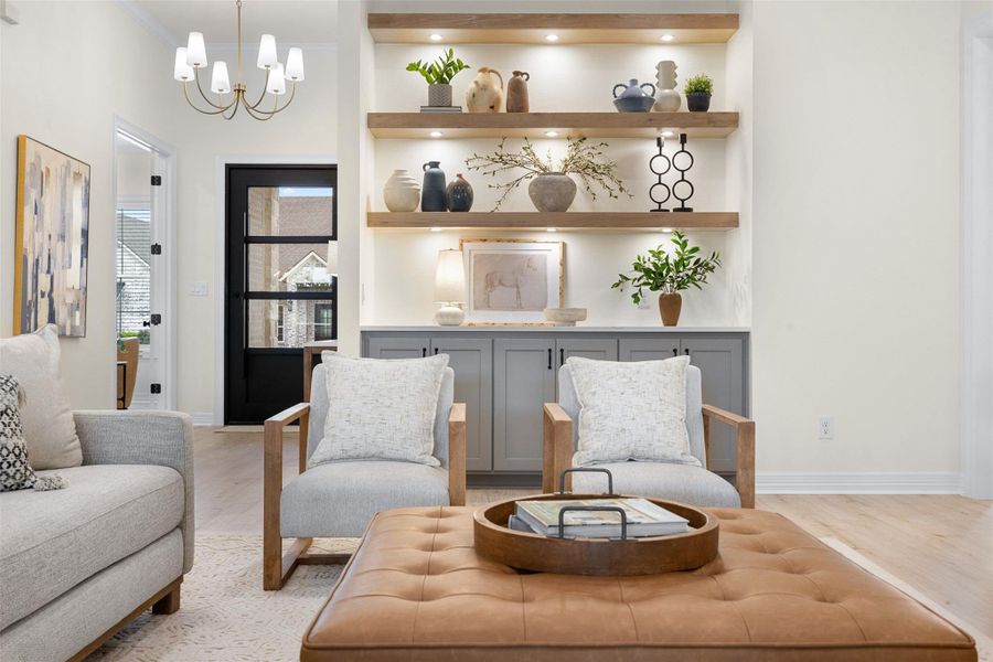 Furnished interior view inside a new home in , College Station (Image 6).