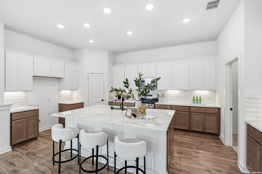 Furnished interior view inside a new home in The Crossvine, Schertz (Image 19).