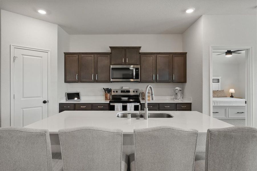 Furnished interior view inside a new home in Corsicana Commons, Corsicana (Image 19).