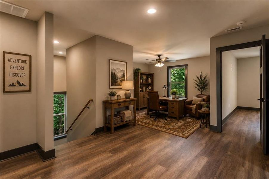 Furnished interior view inside a new home in , Ellijay (Image 17).