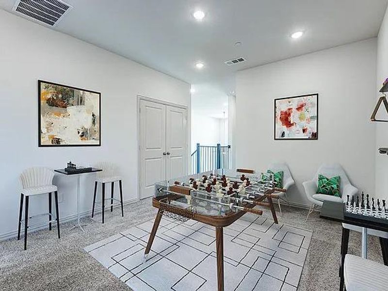 Furnished interior view inside a new home in , Midlothian (Image 3).