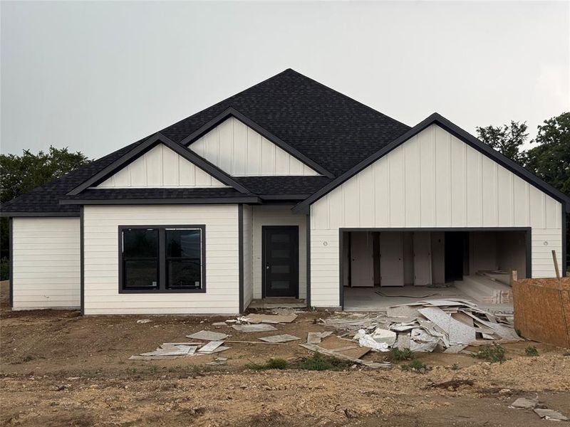 In-progress construction of a new home in Freeman Ranch, Weatherford, TX (Image 9).