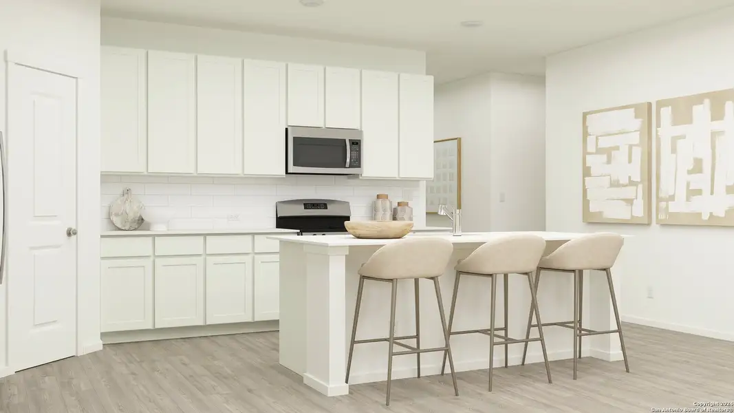 Furnished interior view inside a new home in Grace Valley, Cibolo (Image 8). Furnished interior view inside a new home in Grace Valley, Cibolo (Image 8).