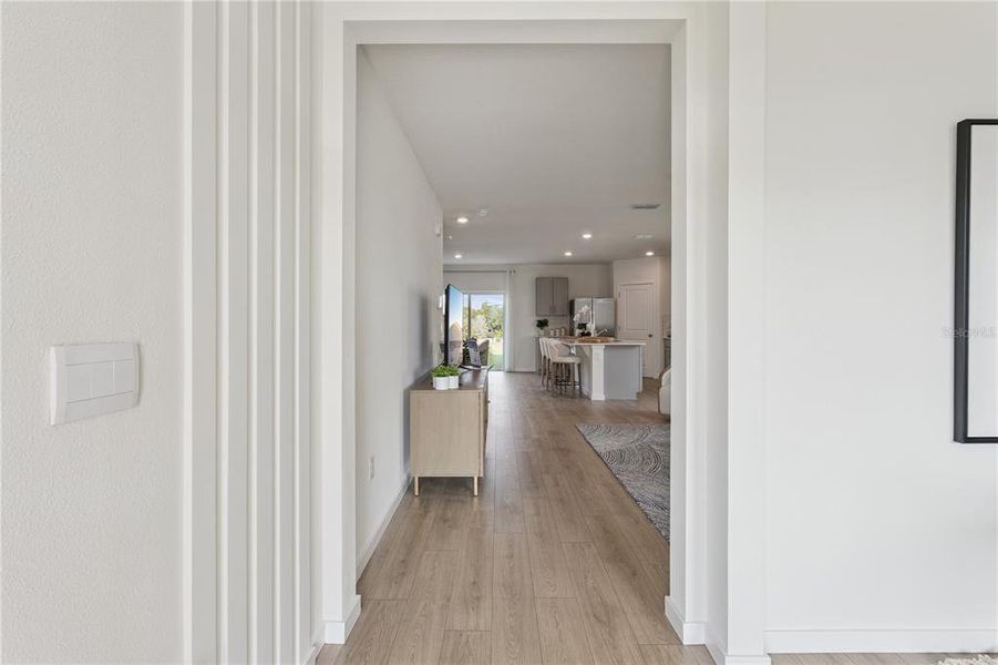 Furnished interior view inside a new home in Crossroads at Kelly Park, Apopka (Image 2).