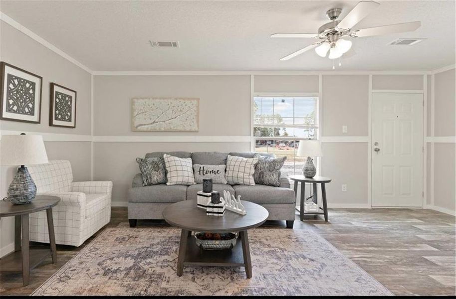 Furnished interior view inside a new home in , Griffin (Image 7).