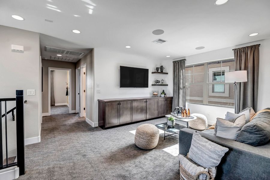 Furnished interior view inside a new home in Ironwood Villages at North Creek, Queen Creek (Image 29).