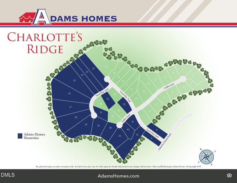 Charlottes Ridge Site Map 11x8-5 (1)