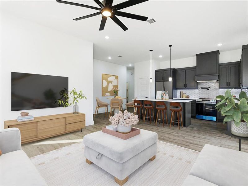 Furnished interior view inside a new home in , West Tawakoni (Image 10).