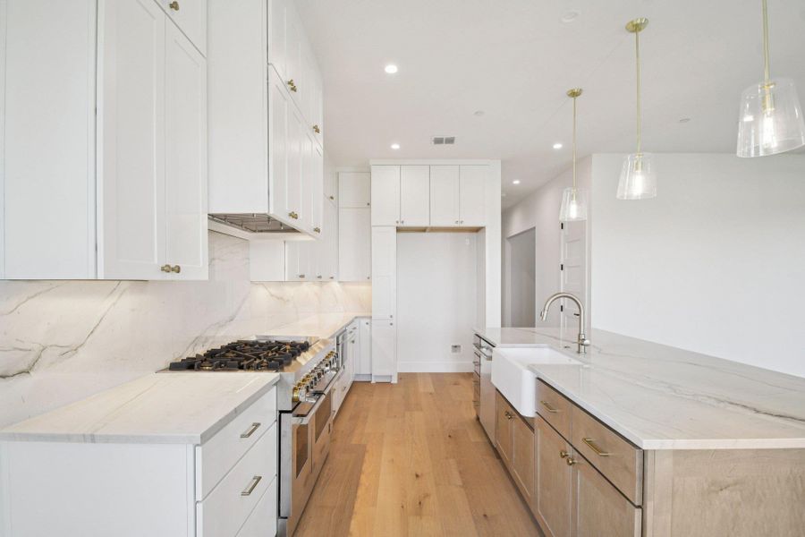 Furnished interior view inside a new home in Milky Way at River Place, Austin (Image 12).