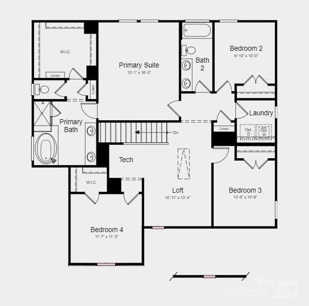 Structural options added include; Gourmet kitchen, bedroom and full bathroom in place of flex, shower at bath 3, fireplace, and metal roof.