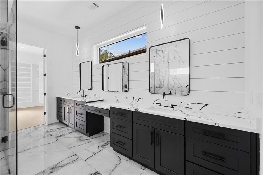Furnished interior view inside a new home in , Sugar Hill (Image 6).