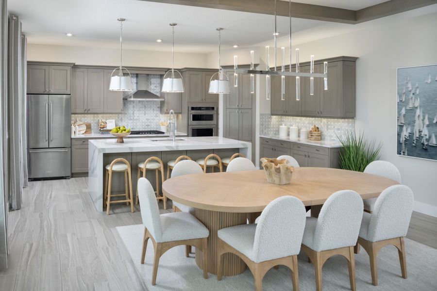 Representative furnished interior of a home built from the Seaside by Mattamy Homes in Newfield, Palm City (Image 11).