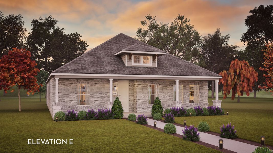 Representative exterior photo of a completed home built from the Lockhart by CastleRock Communities in Solterra, Mesquite, TX (Image 2).