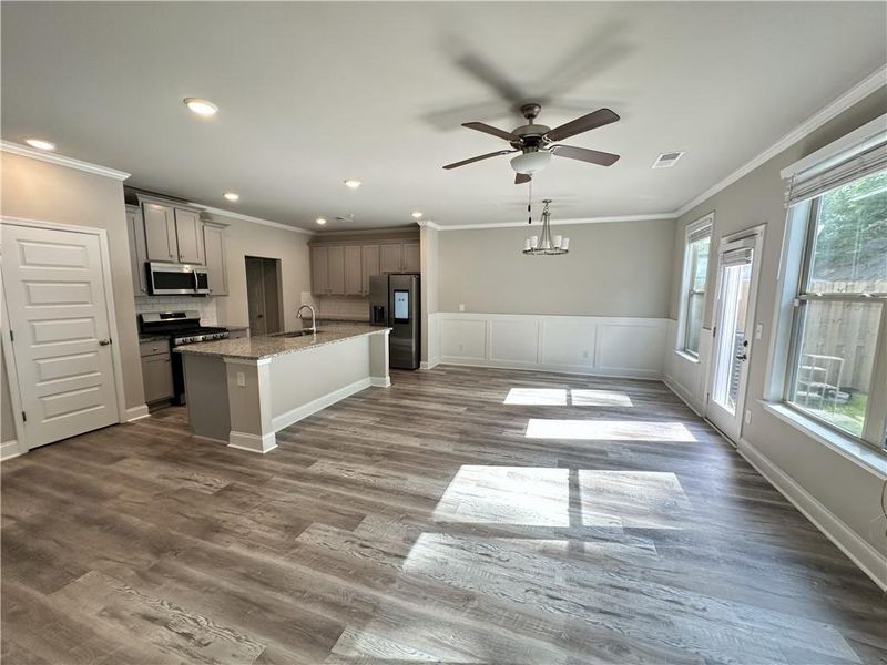 Furnished interior view inside a new home in , Woodstock (Image 6).