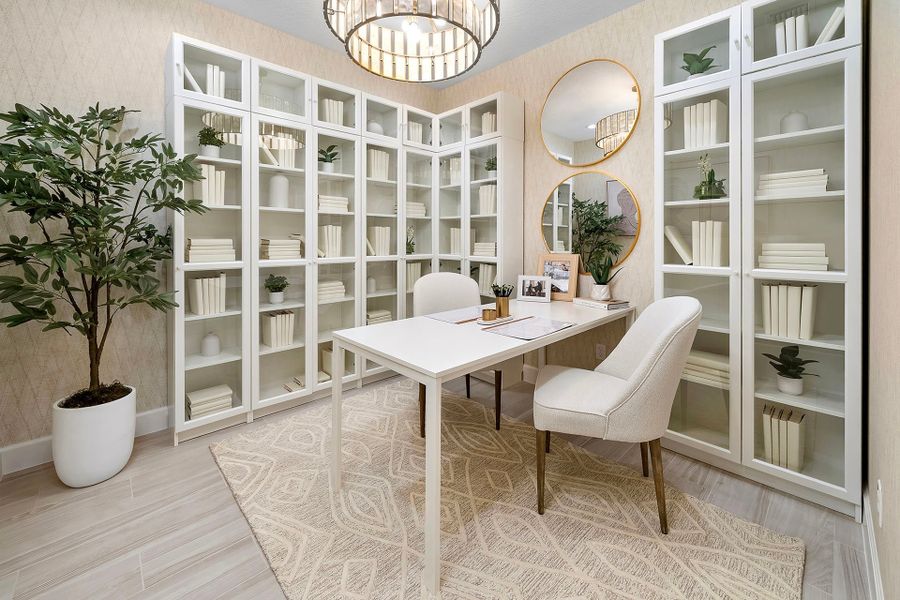 Representative furnished interior of a home built from the Royal by GL Homes in Valencia Vista at Riverland, Port St. Lucie (Image 10).