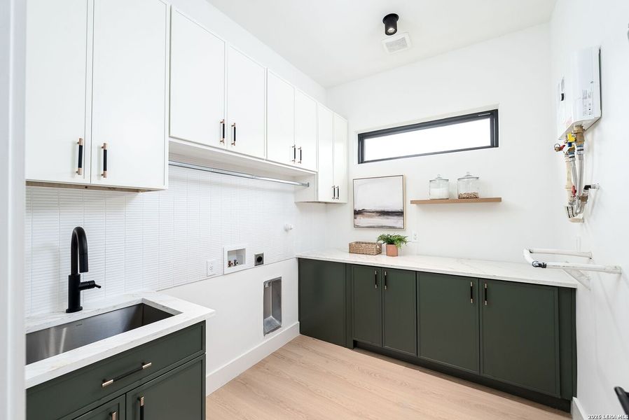 Furnished interior view inside a new home in , San Antonio (Image 35).
