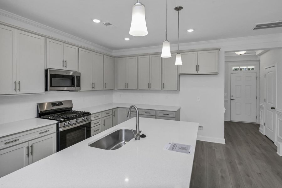 Furnished interior view inside a new home in Lake Carolina Townhomes, Columbia (Image 10).