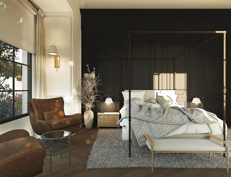 Furnished interior view inside a new home in , Dallas (Image 7).