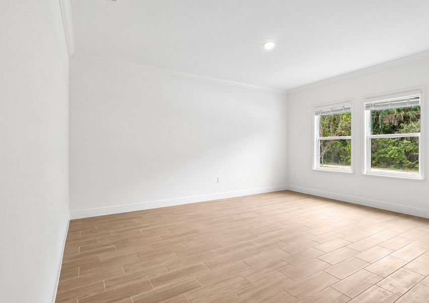 Spacious, unfurnished interior of a new home in Coastal Communities, New Smyrna Beach (Image 21). Spacious, unfurnished interior of a new home in Coastal Communities, New Smyrna Beach (Image 21).
