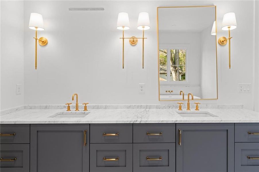 Furnished interior view inside a new home in , Atlanta (Image 4).