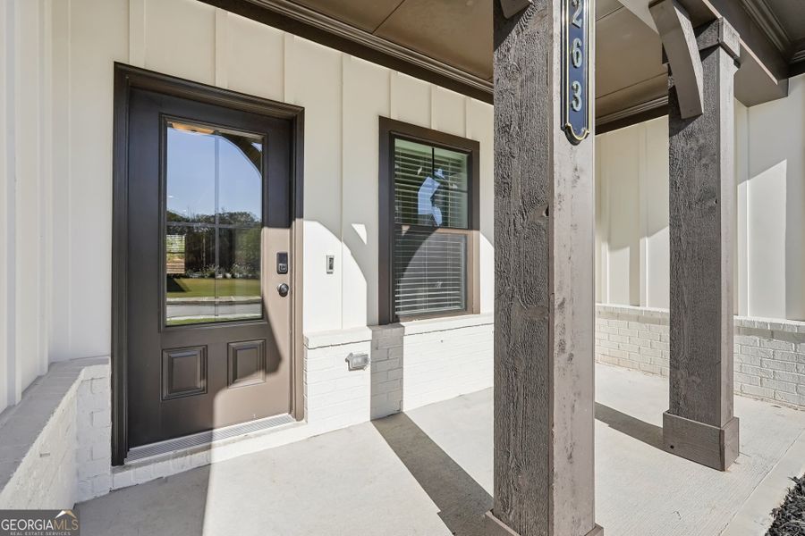 Exterior details and patio area of a home in Summerlin, Winder (Image 3).