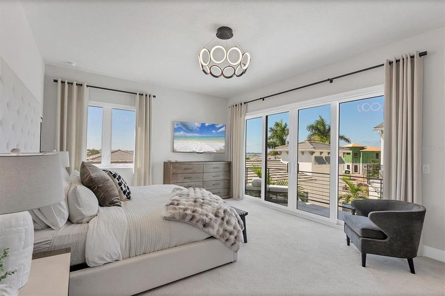 Furnished interior view inside a new home in Aqua Single Family Homes, Bradenton (Image 29).