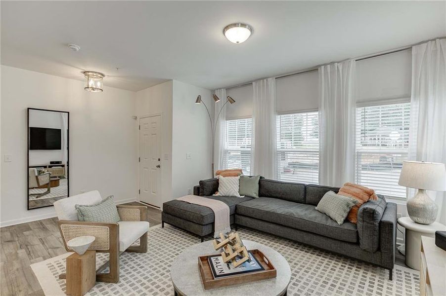 Furnished interior view inside a new home in Laurelwood, Douglasville (Image 10).
