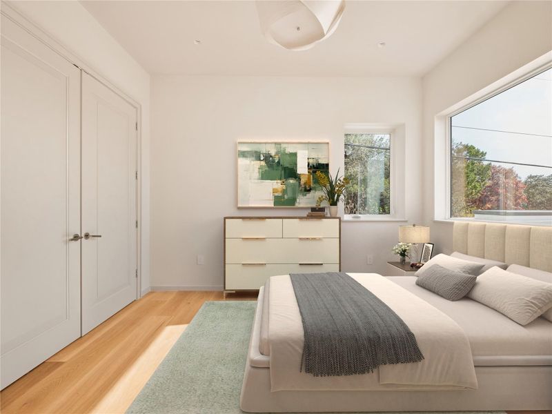 Furnished interior view inside a new home in , Austin (Image 27).