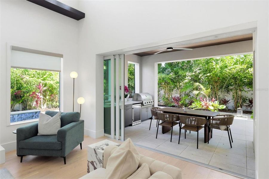 Furnished interior view inside a new home in , Sarasota (Image 57).