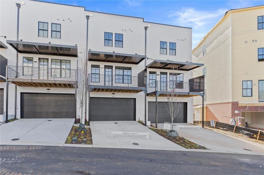 Front exterior of a new home in , Alpharetta, GA, highlighting curb appeal (Image 22).