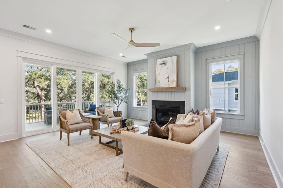 Furnished interior view inside a new home in , Johns Island (Image 41).