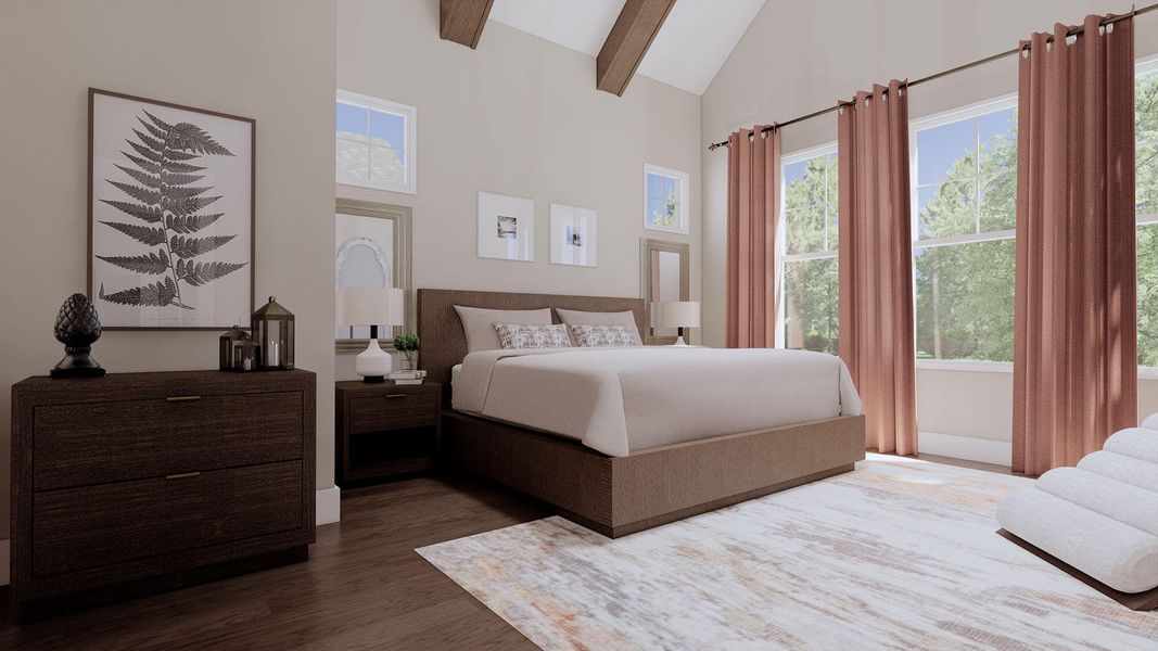 Furnished interior view inside a new home in Nexton – Midtown – The Garden Collection, Summerville (Image 11).