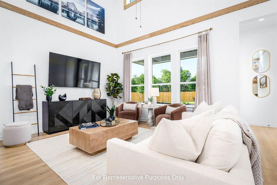 Furnished interior view inside a new home in Estancia West, Manchaca (Image 12).