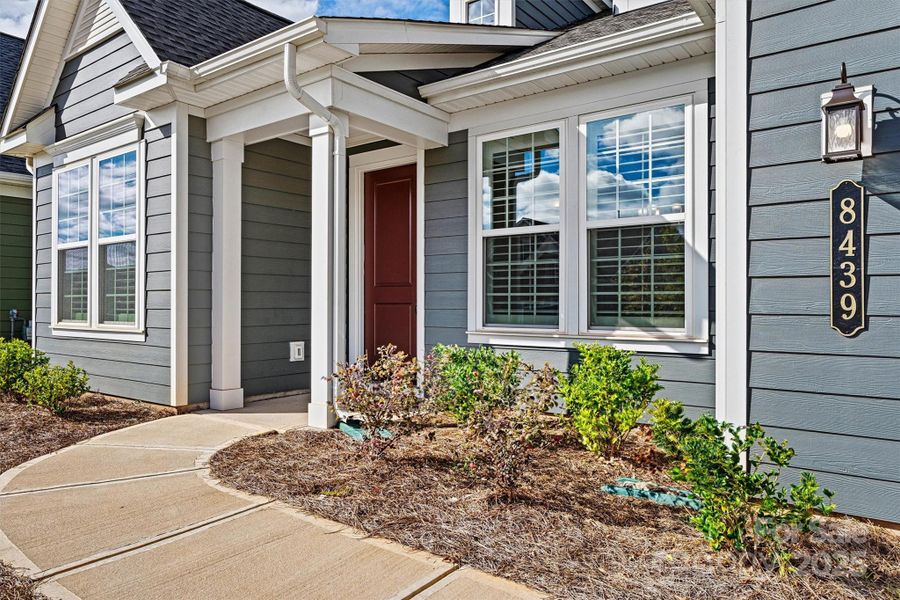 Exterior details and patio area of a home in , Charlotte (Image 3). Exterior details and patio area of a home in , Charlotte (Image 3).