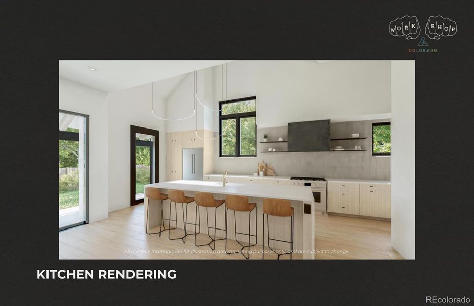 Furnished interior view inside a new home in , Wheat Ridge (Image 15).