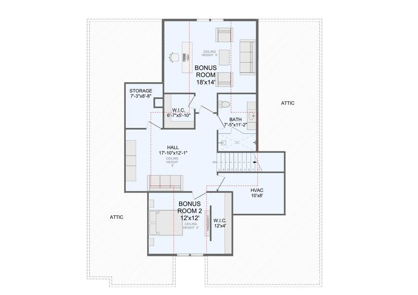 Simple Floor Plan - Bonus Level