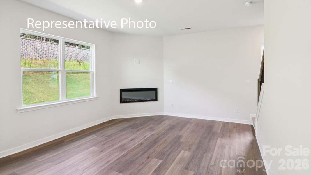 Spacious, unfurnished interior of a new home in The Hamptons at Hickory, Hickory (Image 8).