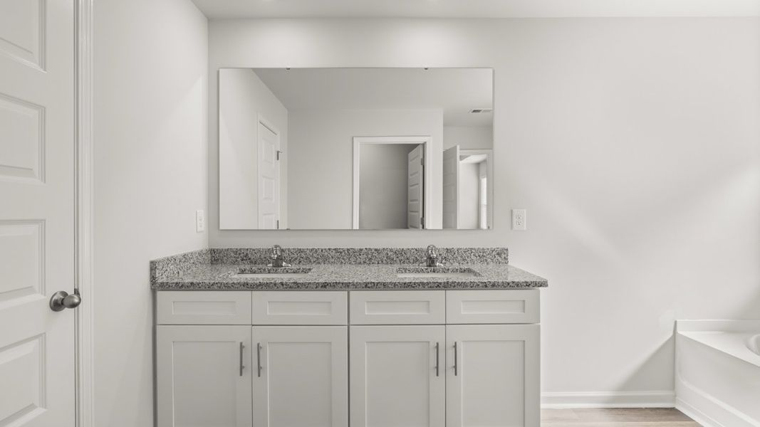 Furnished interior view inside a new home in Wrenfield at Chanticleer, North Augusta (Image 11).
