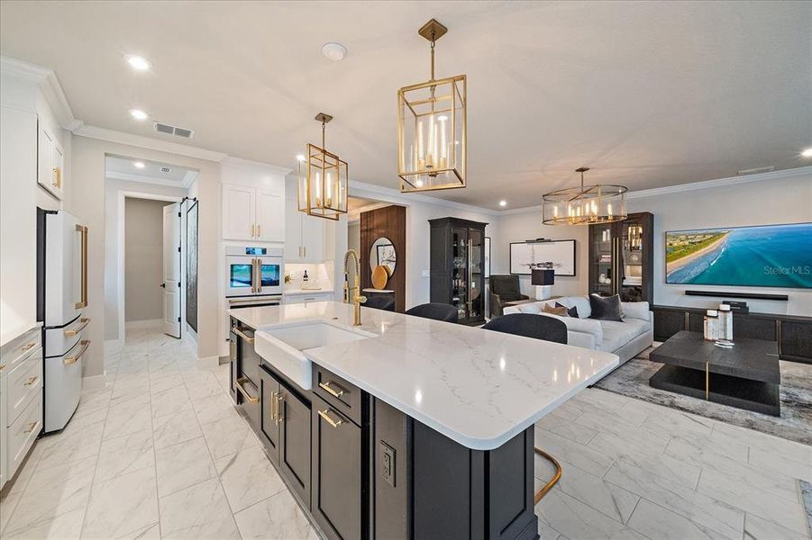 Furnished interior view inside a new home in , Venice (Image 45).